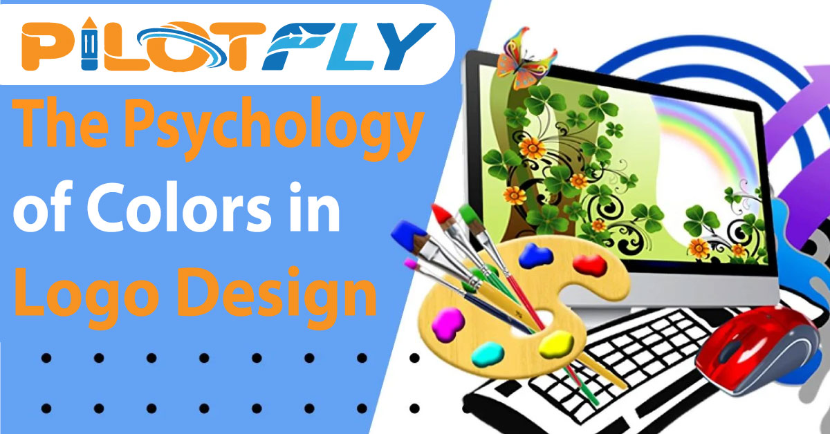 The psychology of colors in logo design showing how different colors affect brand identity and customer perception.
